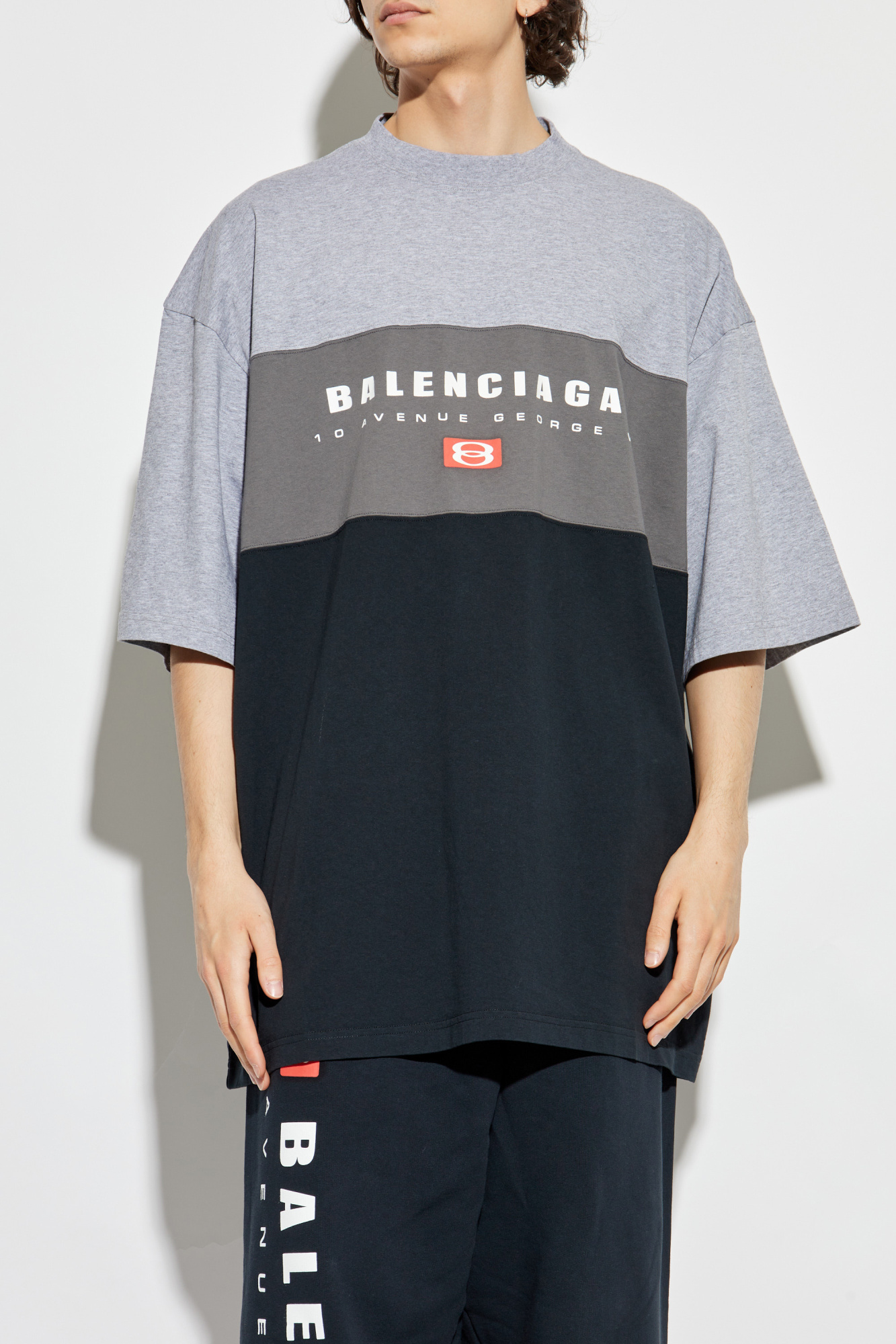 Balenciaga T-shirt with printed logo | Men's Clothing | Vitkac